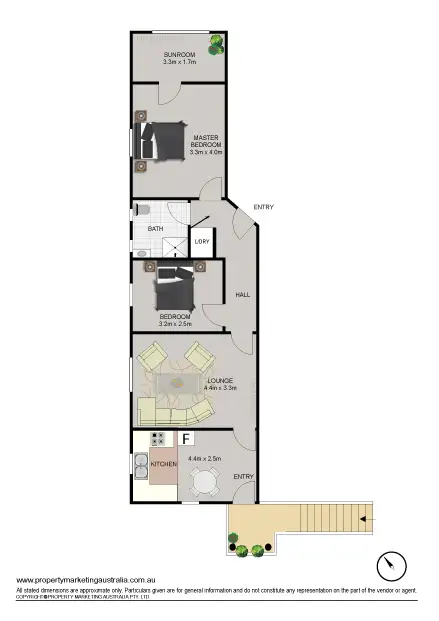 Floorplan of Homely unit listing, 4/3 Allman Avenue, Summer Hill NSW 2130