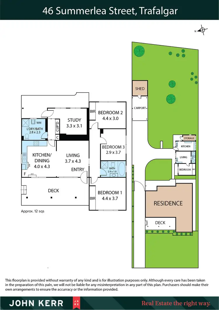 Floorplan of Homely house listing, 46 Summerlea Street, Trafalgar VIC 3824