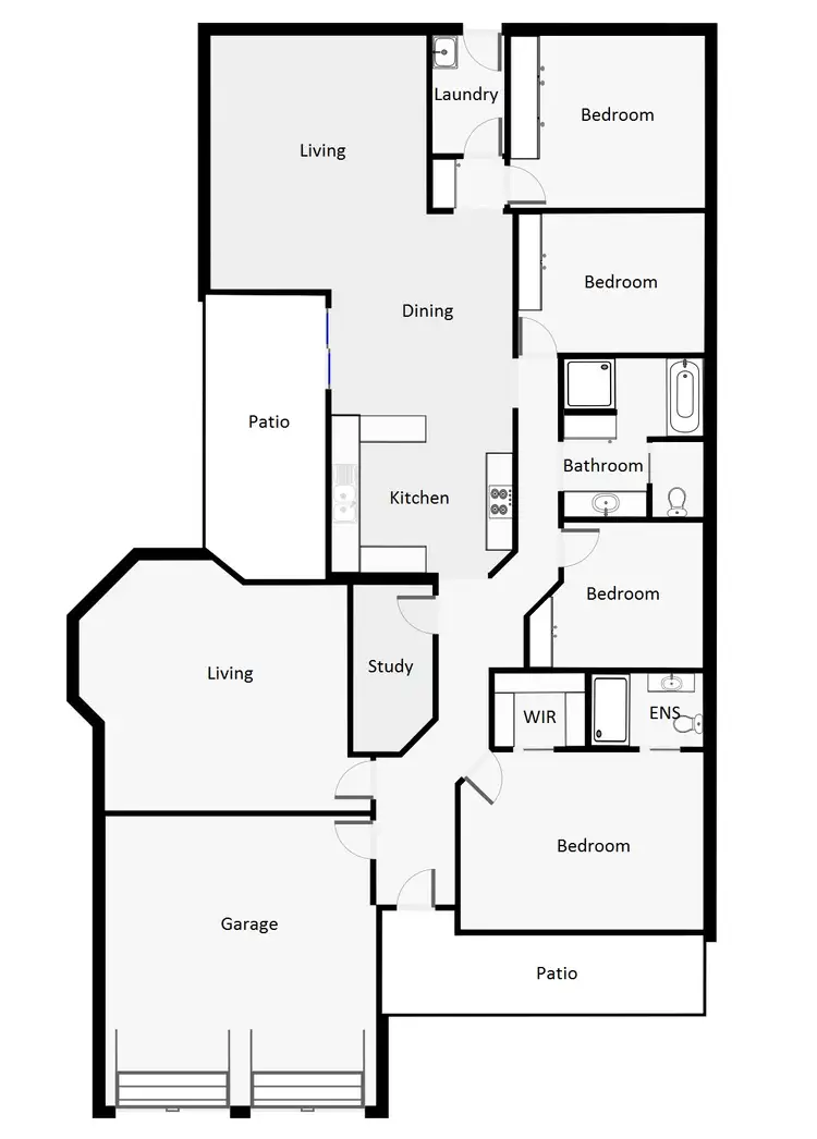 Floorplan of Homely rural property listing, 3R BEEMERY ROAD, Dubbo NSW 2830