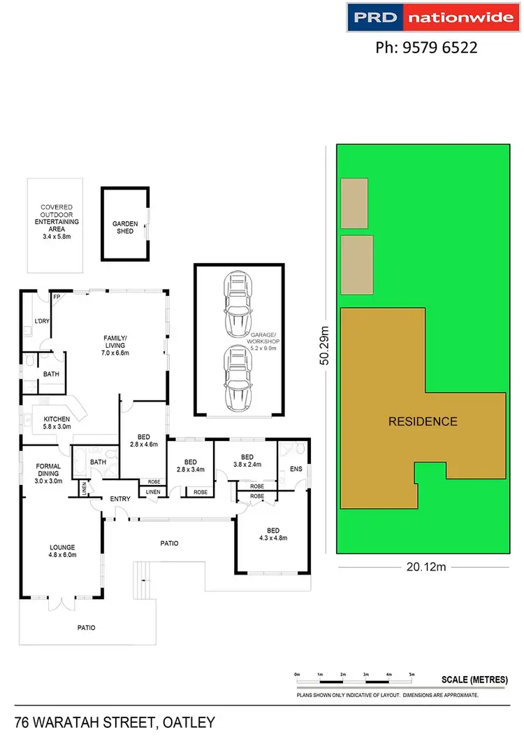 Floorplan of Homely house listing, 76 Waratah Street, Oatley NSW 2223