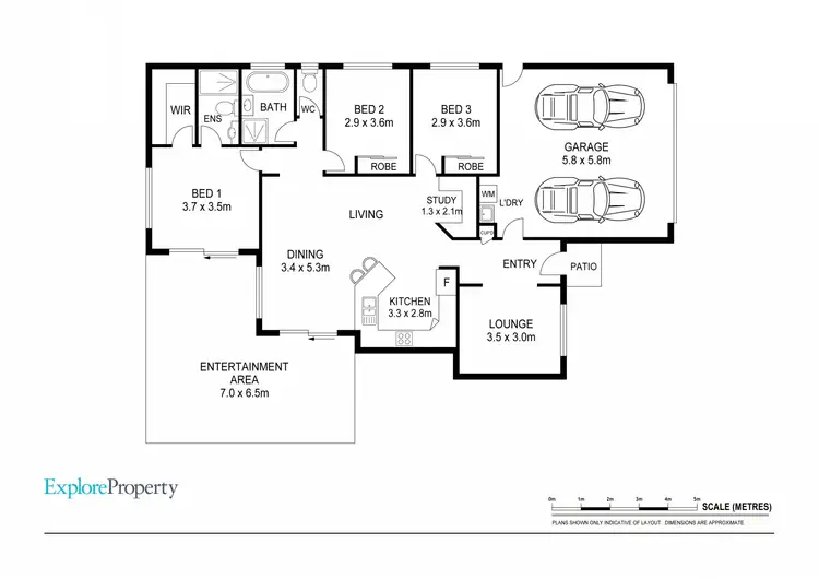 Floorplan of Homely house listing, 5 Cardinal Circuit, Caboolture QLD 4510