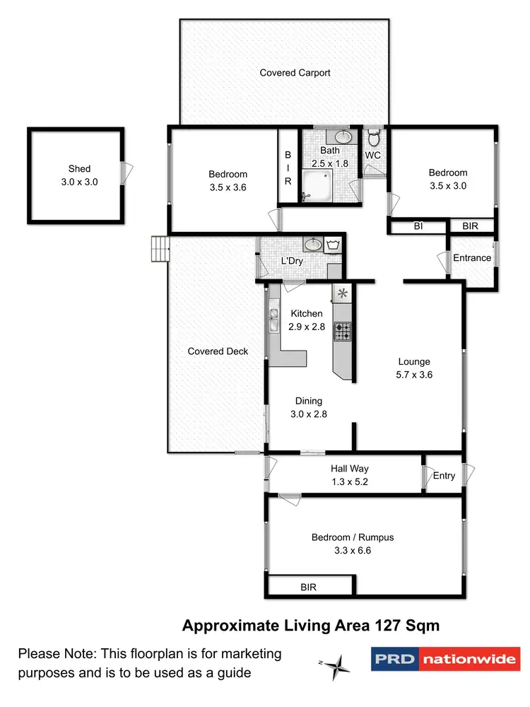 Floorplan of Homely unit listing, 3/3 Walgett Place, Glenorchy TAS 7010