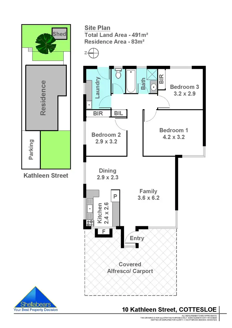 Floorplan of Homely house listing, 10 Kathleen Street, Cottesloe WA 6011
