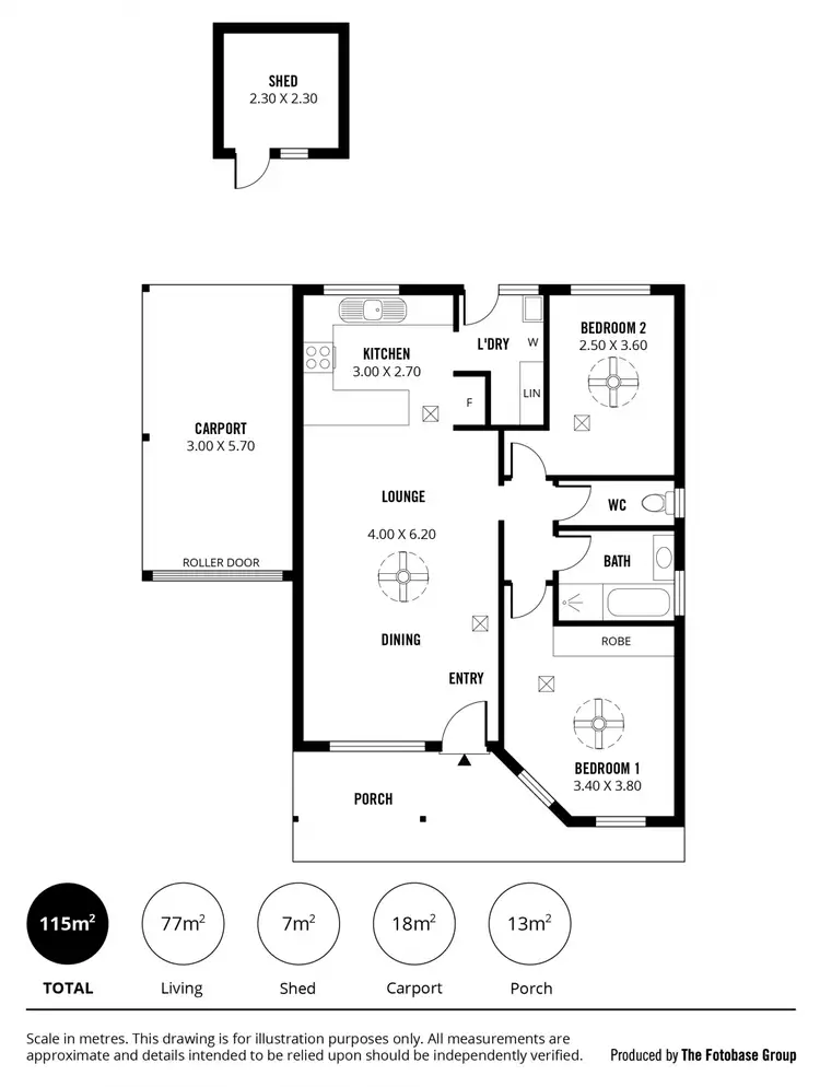 Floorplan of Homely unit listing, 7/221 Brodie Road, Morphett Vale SA 5162