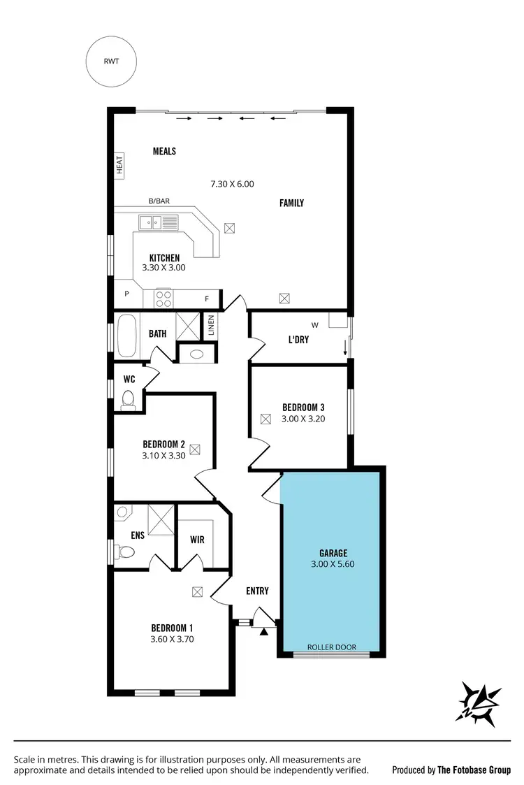 Floorplan of Homely unit listing, 2/4 Walnut Street, Old Reynella SA 5161