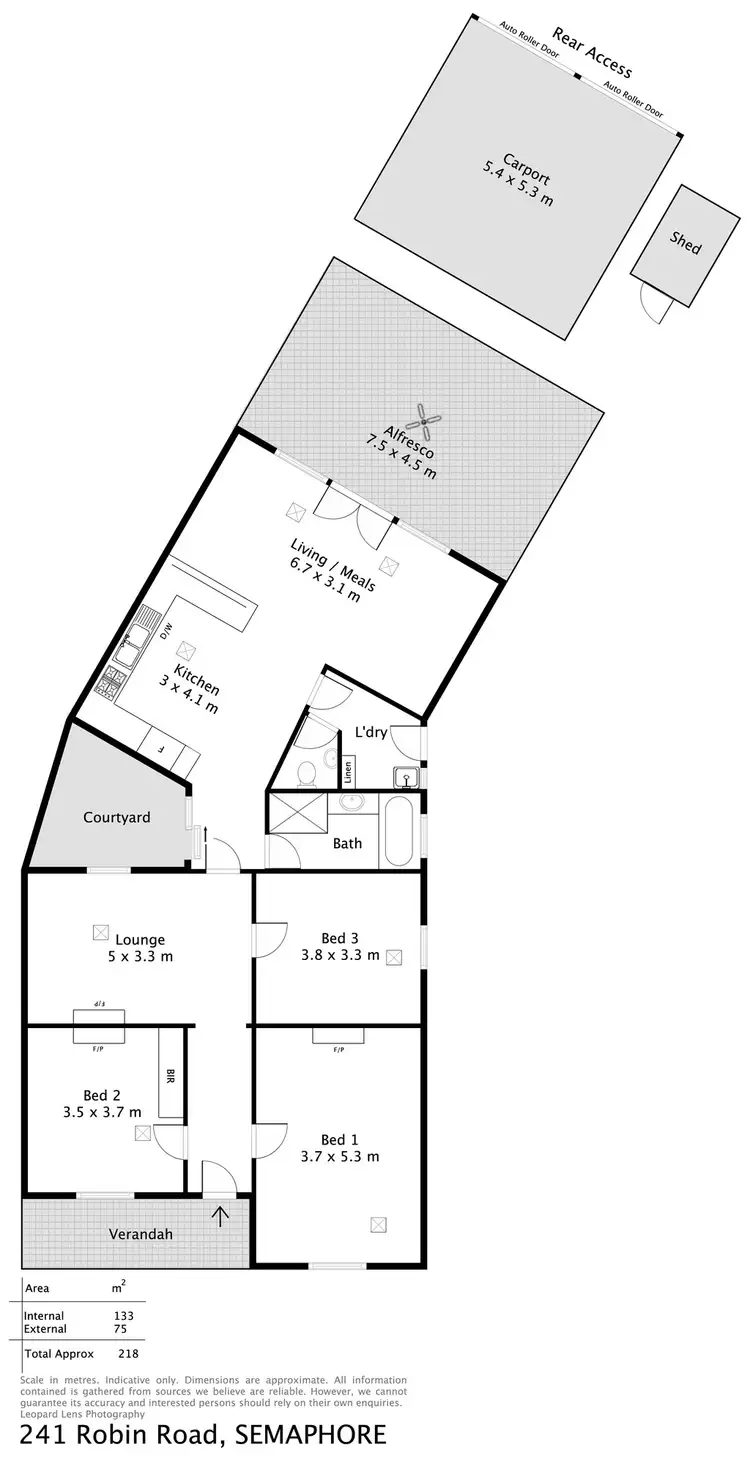 Floorplan of Homely house listing, 241 Robin Road, Semaphore SA 5019