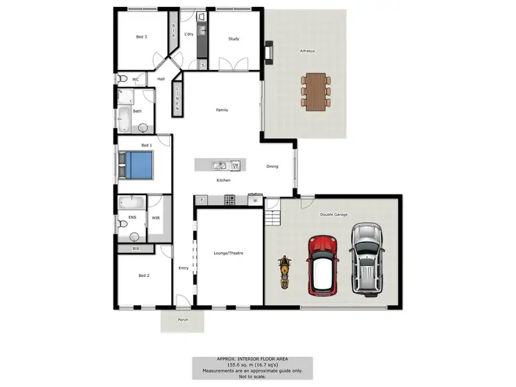 Floorplan of Homely house listing, 10 Blue Bonnet Way, Wodonga VIC 3690