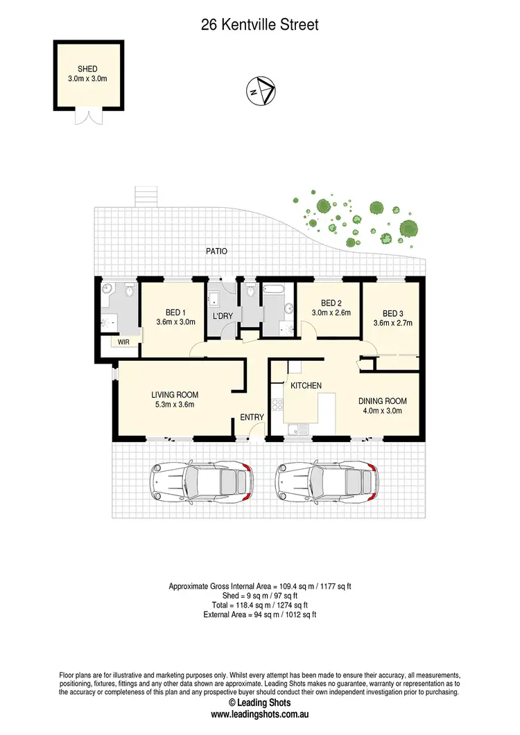 Floorplan of Homely house listing, 26 Kentville Street, Mitchelton QLD 4053