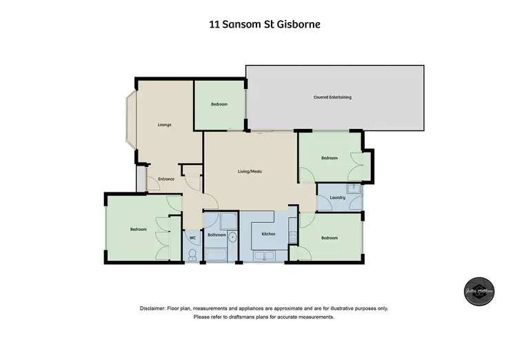 Floorplan of Homely house listing, 11 Sansom Street, Gisborne VIC 3437