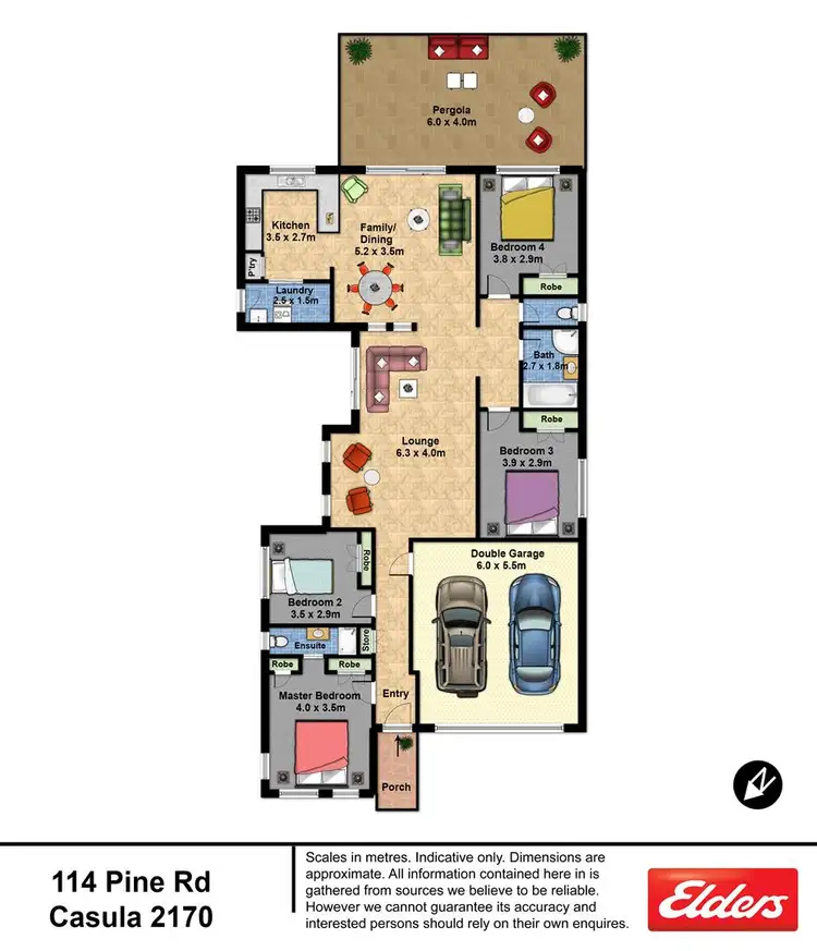 Floorplan of Homely house listing, 114 Pine Road, Casula NSW 2170