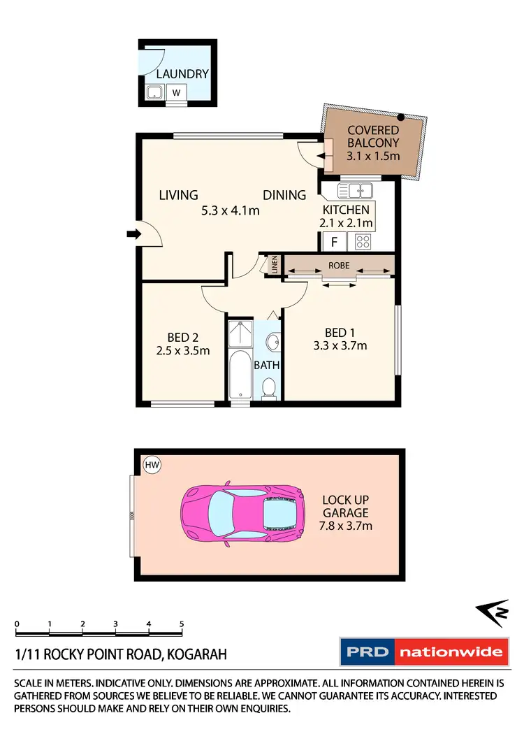 Floorplan of Homely unit listing, 1/11 Rocky Point Road, Kogarah NSW 2217