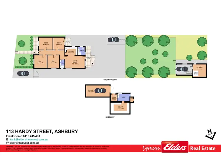 Floorplan of Homely house listing, 113 Hardy Street, Ashbury NSW 2193