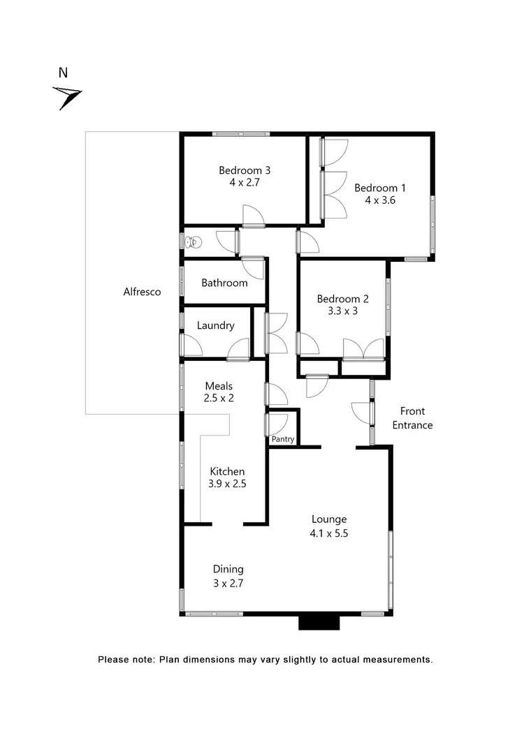 Floorplan of Homely house listing, 32 Miners Rest Road, Miners Rest VIC 3352