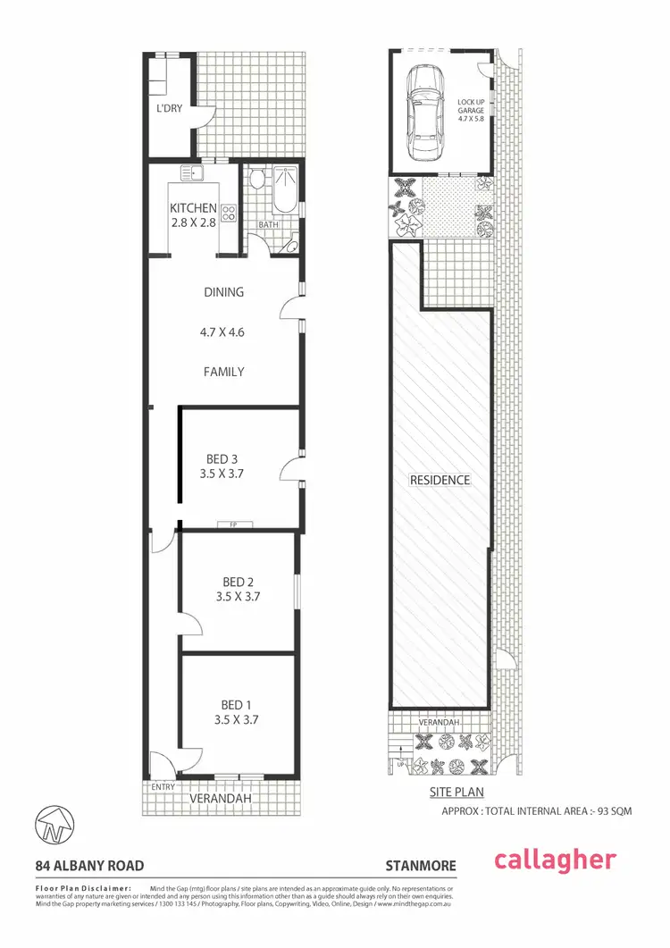 Floorplan of Homely house listing, 84 Albany Road, Stanmore NSW 2048