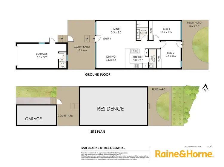 Floorplan of Homely townhouse listing, 5/20 Clarke Street, Bowral NSW 2576