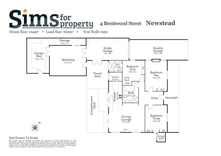 Floorplan of Homely house listing, 4 Brentwood Street, Newstead TAS 7250