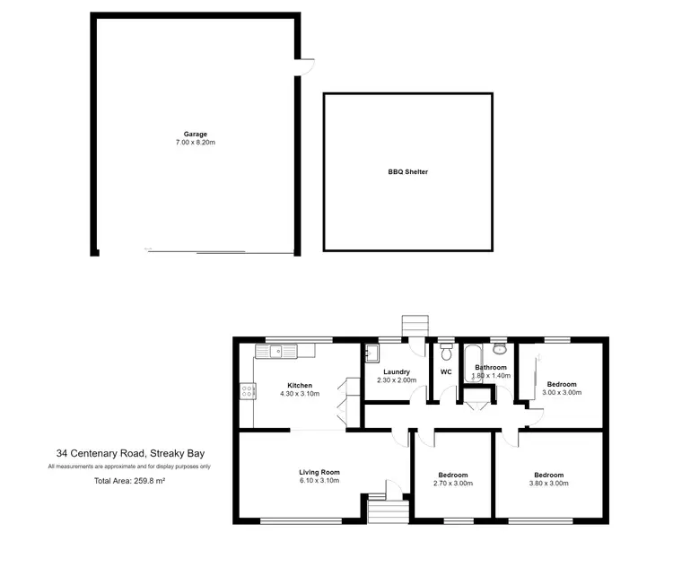 Floorplan of Homely house listing, 34 Centenary Rd, Streaky Bay SA 5680