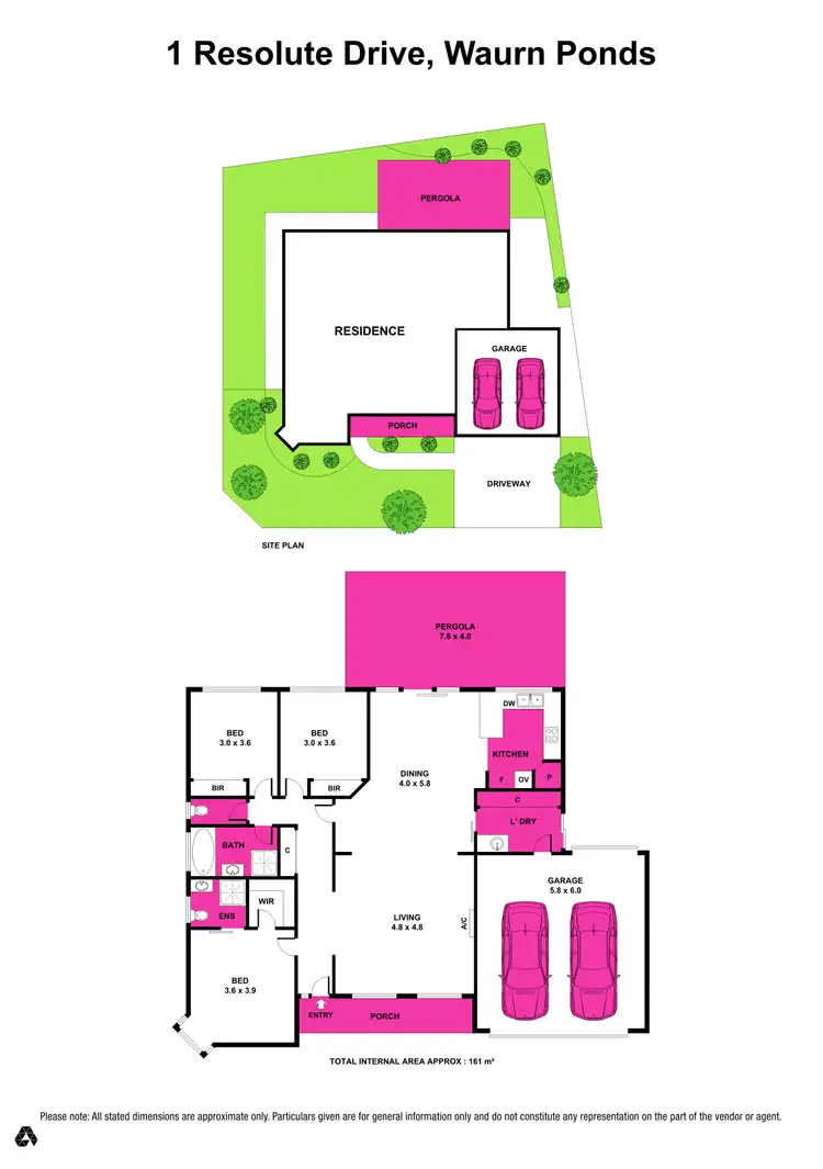 Floorplan of Homely house listing, 1 Resolute Drive, Waurn Ponds VIC 3216