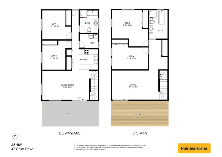 Floorplan of Homely house listing, 47 Crisp Drive, Ashby Heights NSW 2463