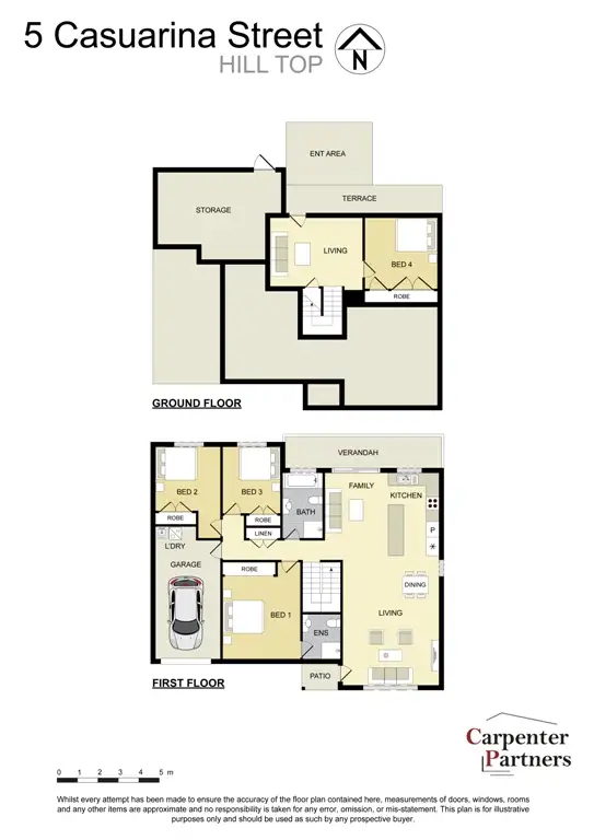 Floorplan of Homely house listing, 5 Casuarina Street, Hill Top NSW 2575