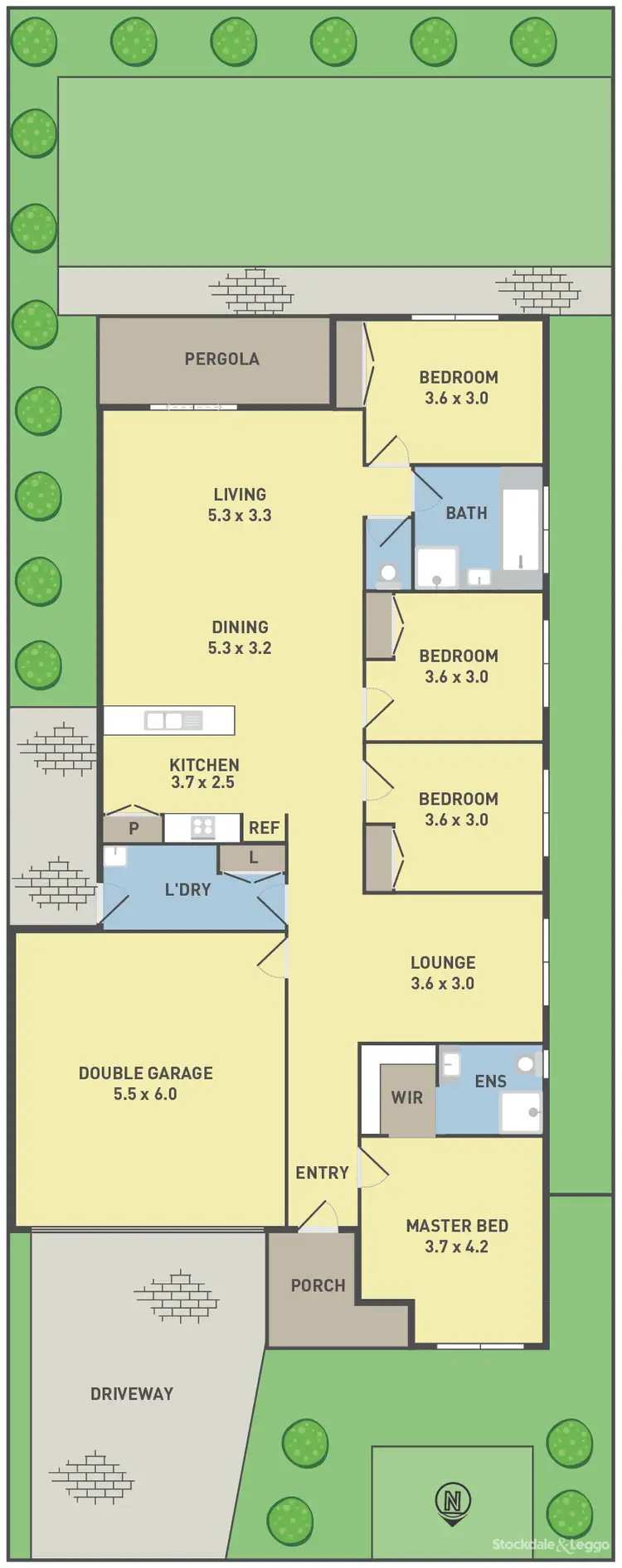 Floorplan of Homely house listing, 71 Lemonwood Drive, Greenvale VIC 3059