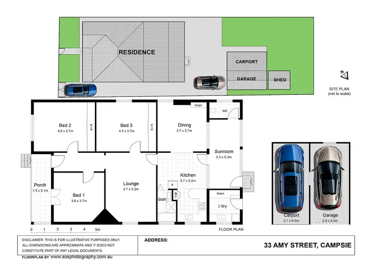 Floorplan of Homely house listing, 33 Amy Street, Campsie NSW 2194
