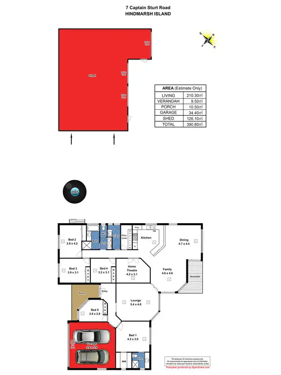Floorplan of Homely house listing, 7 Captain Sturt Road, Hindmarsh Island SA 5214