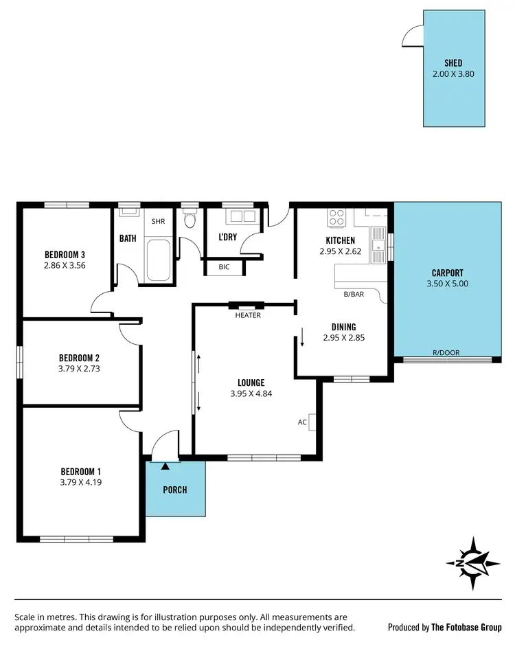 Floorplan of Homely house listing, 58 Parkview Rise, Hackham SA 5163