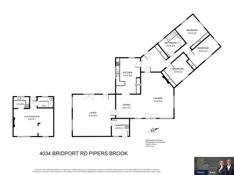 Floorplan of Homely house listing, 4034 Bridport Road, Pipers Brook TAS 7254