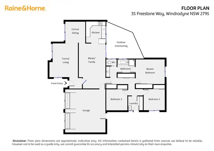 Floorplan of Homely house listing, 35 Freestone Way, Windradyne NSW 2795