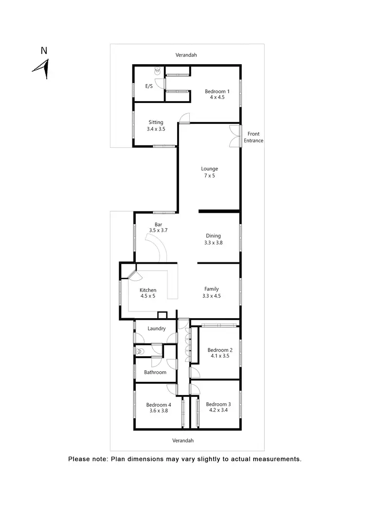 Floorplan of Homely house listing, 135 Lyons Road, Navigators VIC 3352