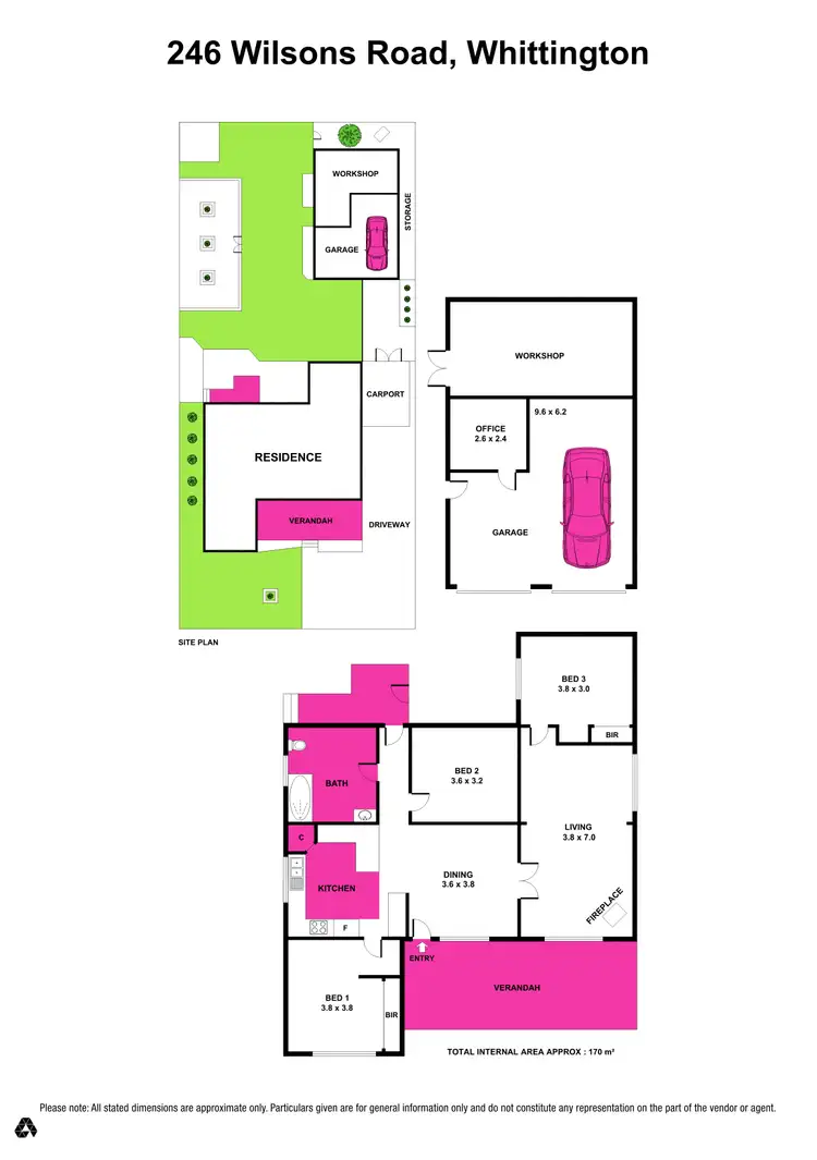 Floorplan of Homely house listing, 246 Wilsons Road, Whittington VIC 3219