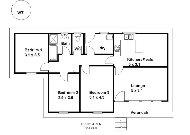 Floorplan of Homely house listing, 67 Drabsch Street, Loxton SA 5333