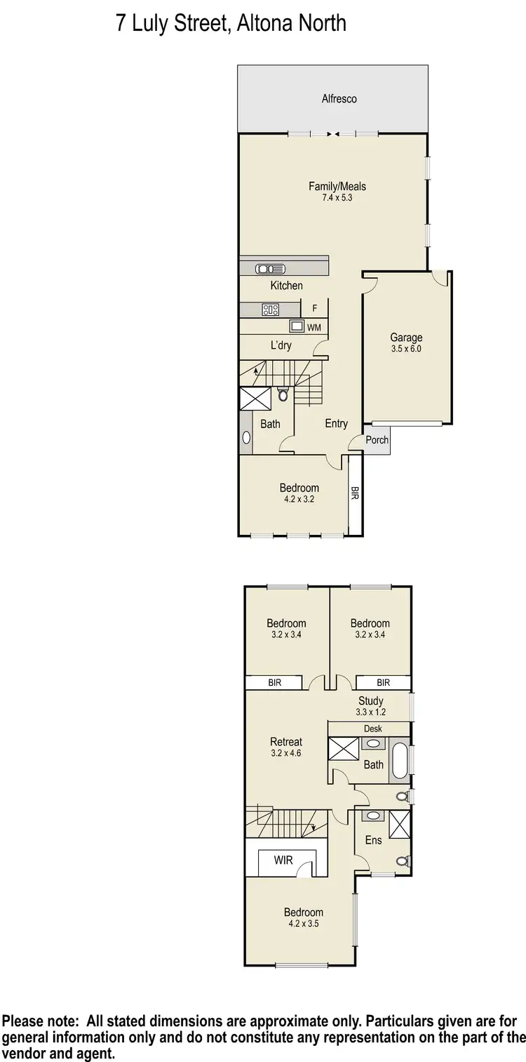 Floorplan of Homely house listing, 7A Luly Street, Altona North VIC 3025