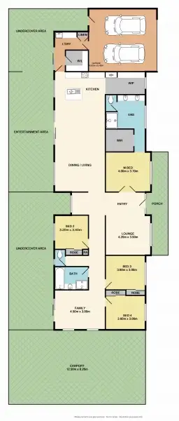 Floorplan of Homely house listing, 3-5 First Avenue, Benalla VIC 3672