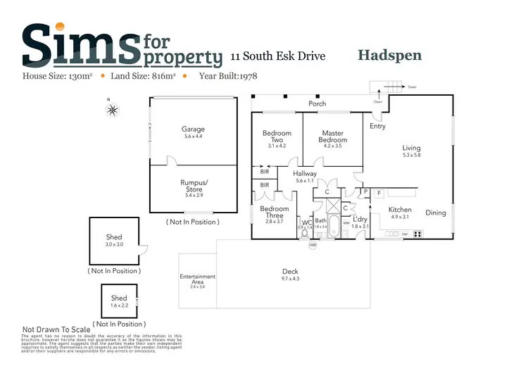 Floorplan of Homely house listing, 11 South Esk Drive, Hadspen TAS 7290