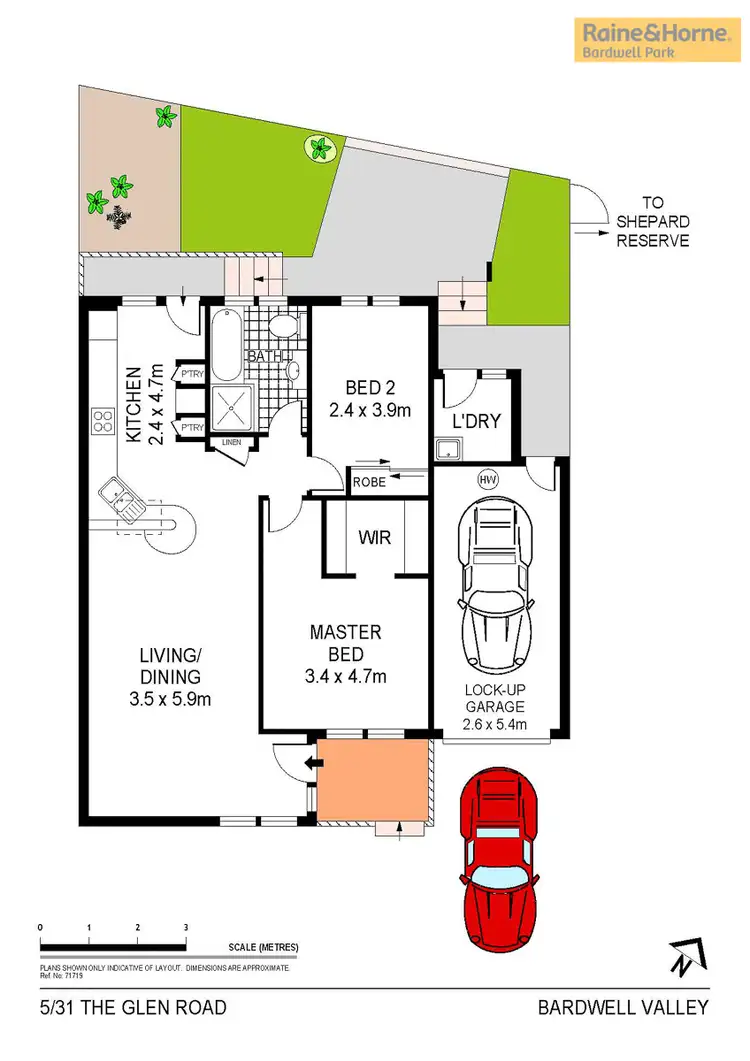 Floorplan of Homely townhouse listing, 5/31 The Glen Road, Bardwell Valley NSW 2207