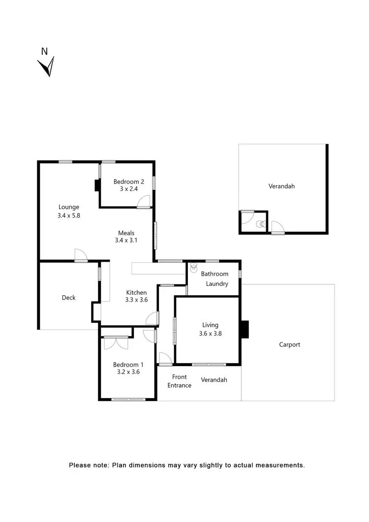 Floorplan of Homely house listing, 905 Gregory Street, Ballarat Central VIC 3350