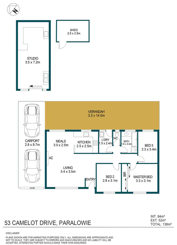 Floorplan of Homely house listing, 53 Camelot Drive, Paralowie SA 5108