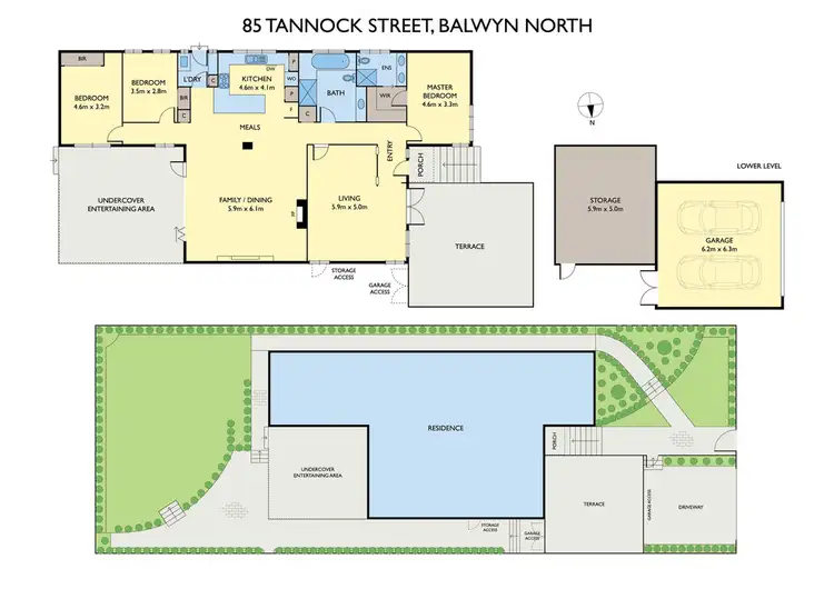 Floorplan of Homely house listing, 85 Tannock Street, Balwyn North VIC 3104