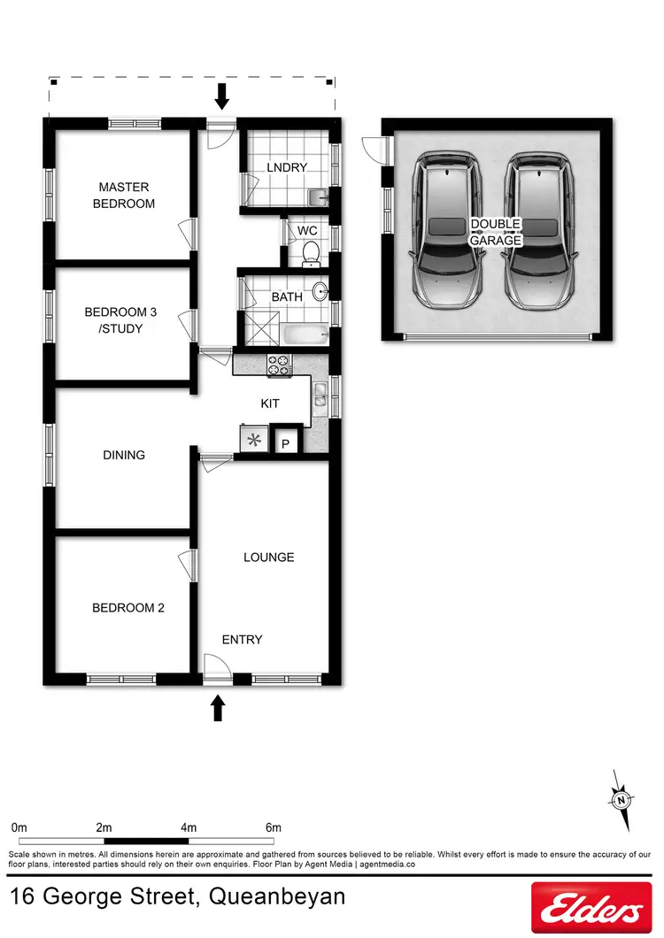 Floorplan of Homely house listing, 16 George Street, Queanbeyan NSW 2620
