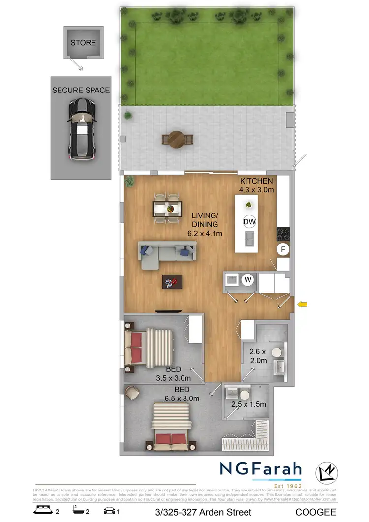 Floorplan of Homely unit listing, 3/325-327 Arden Street, Coogee NSW 2034