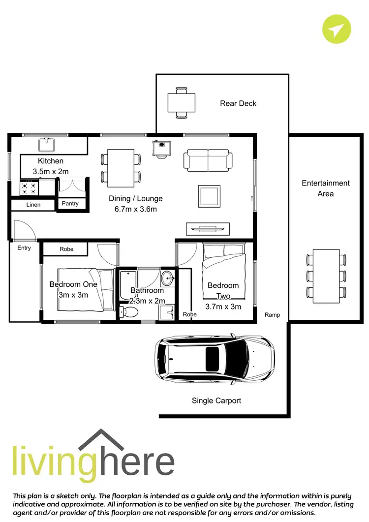 Floorplan of Homely house listing, 2/18 Bishops Drive, Newnham TAS 7248