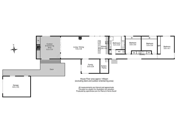 Floorplan of Homely house listing, 10 Shamrock Court, Carlton TAS 7173