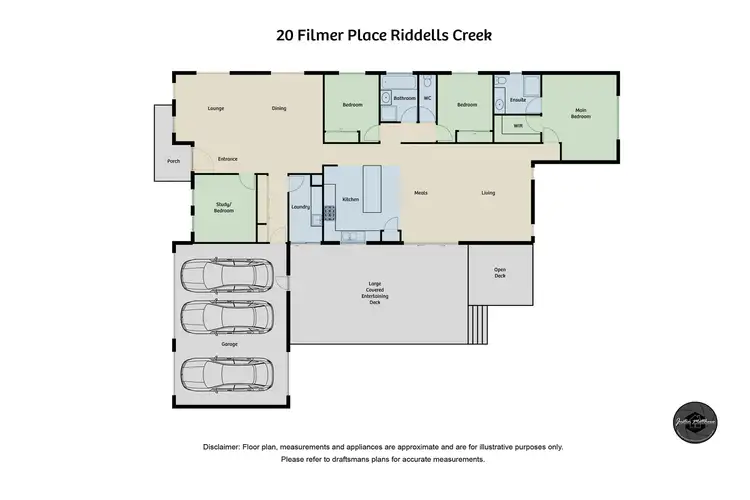 Floorplan of Homely house listing, 20 Filmer Place, Riddells Creek VIC 3431
