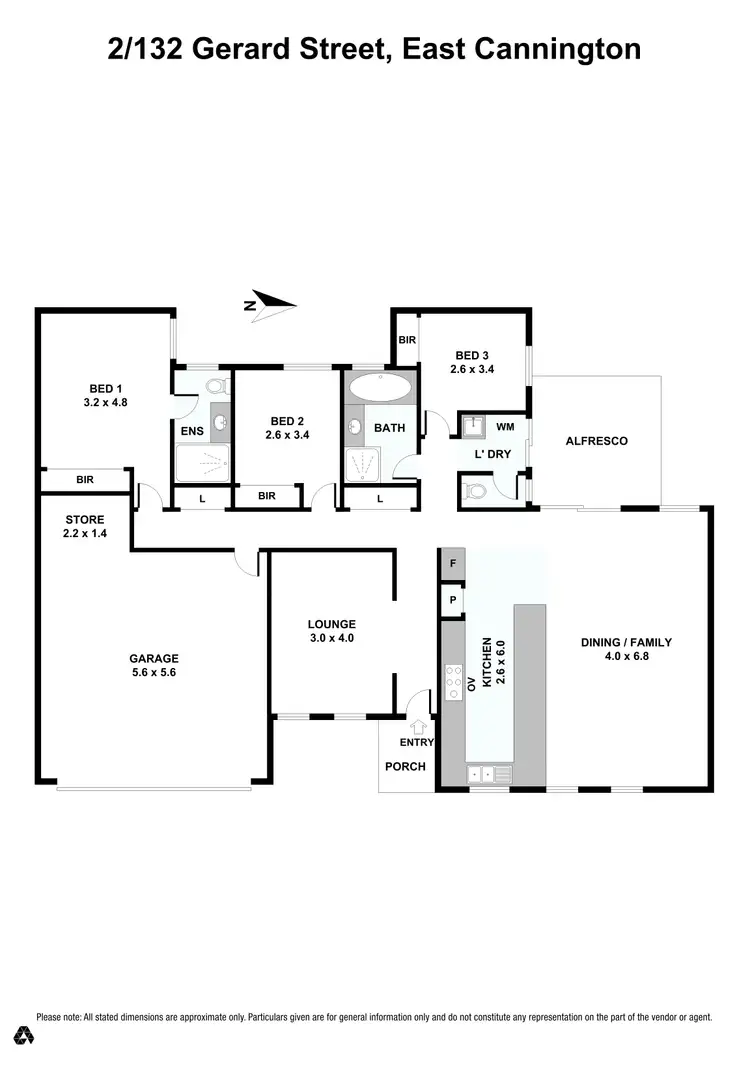Floorplan of Homely house listing, 2/132 Gerard Street, East Cannington WA 6107