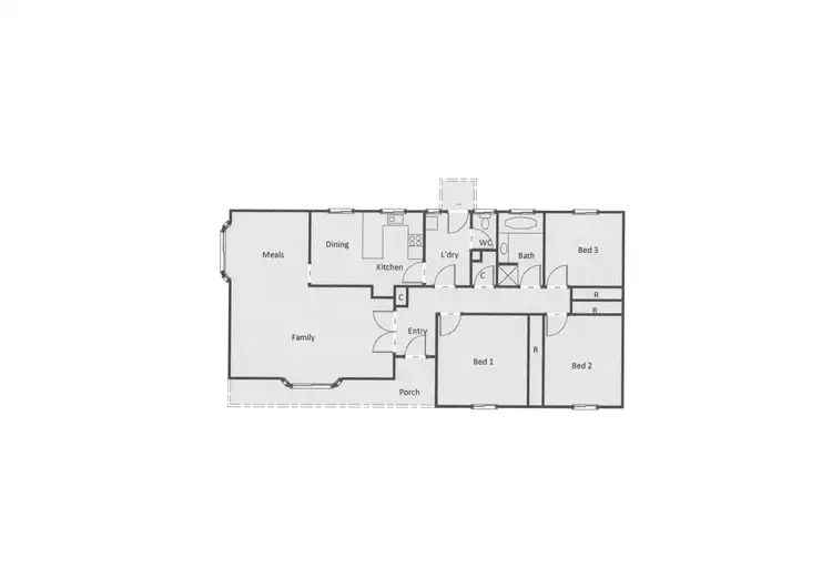 Floorplan of Homely house listing, 43 McNeill Street, Ararat VIC 3377