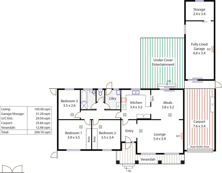 Floorplan of Homely house listing, 5 Bristol Way, Salisbury East SA 5109