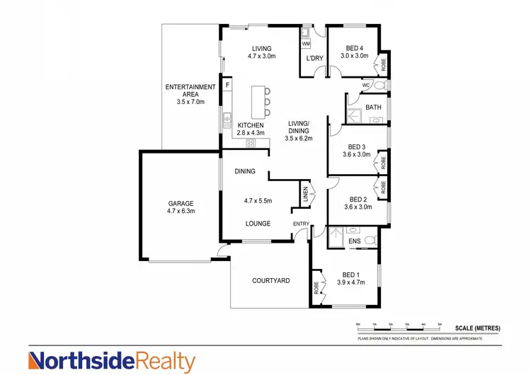 Floorplan of Homely house listing, 21 Pegasus Ave, Eatons Hill QLD 4037