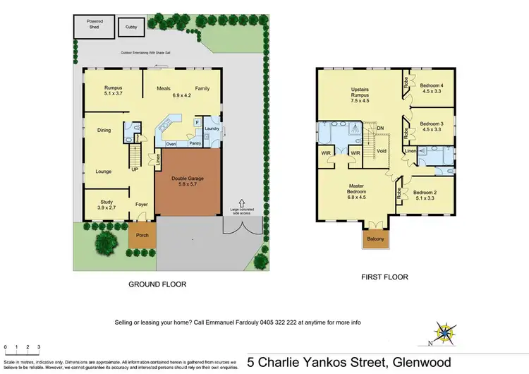 Floorplan of Homely house listing, 5 Charlie Yankos Street, Glenwood NSW 2768